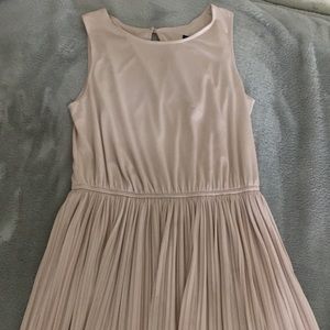 Pink Sleeveless Simple Dress